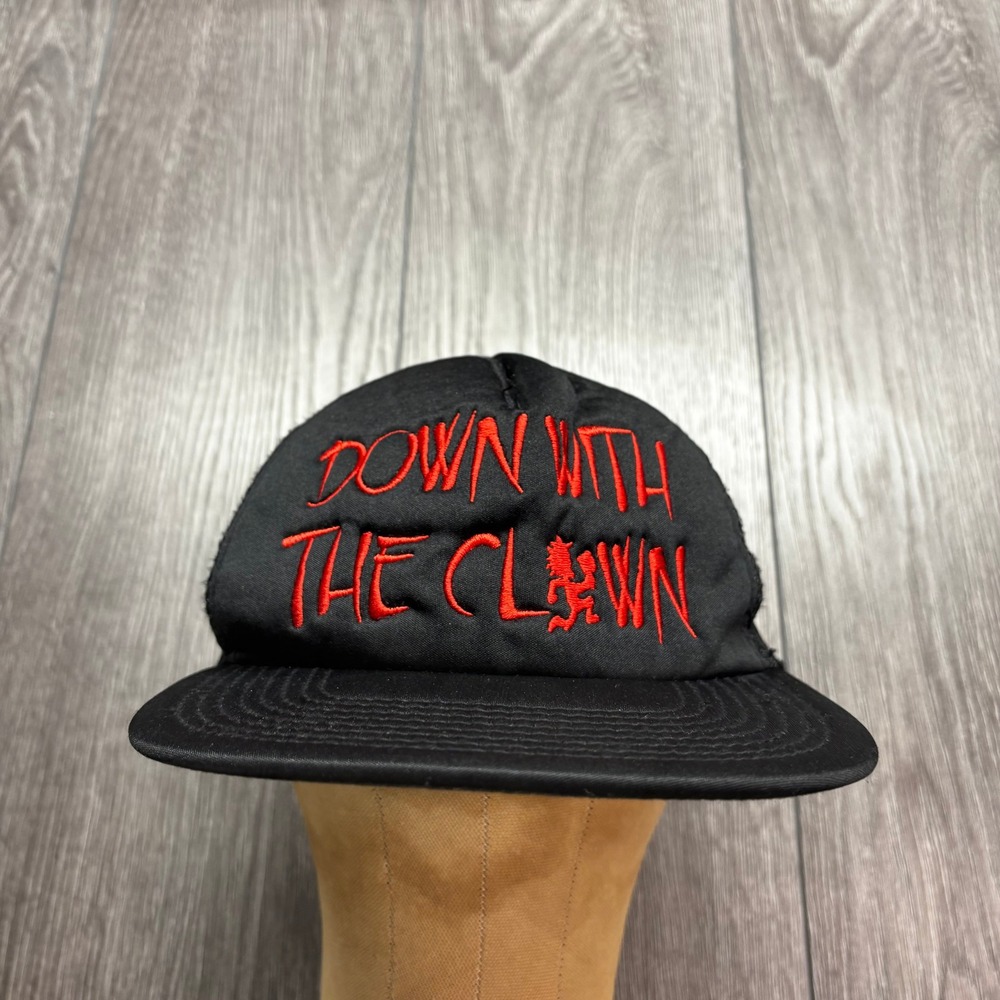 Insane Clown Posse Down With The Clown Hatchetman Snapback Trucker Hat Black Red
